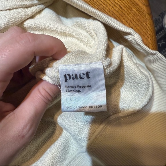 Pact Essential Sweatshirt Dress Size Large Organic Cotton Pockets NWT - Picture 6 of 8